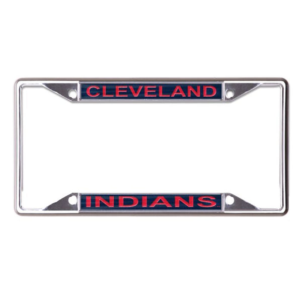 Wholesale-Cleveland Guardians GLITTER Lic Plt Frame S/S Printed