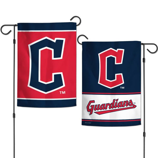 Wholesale-Cleveland Guardians Garden Flags 2 sided 12.5" x 18"