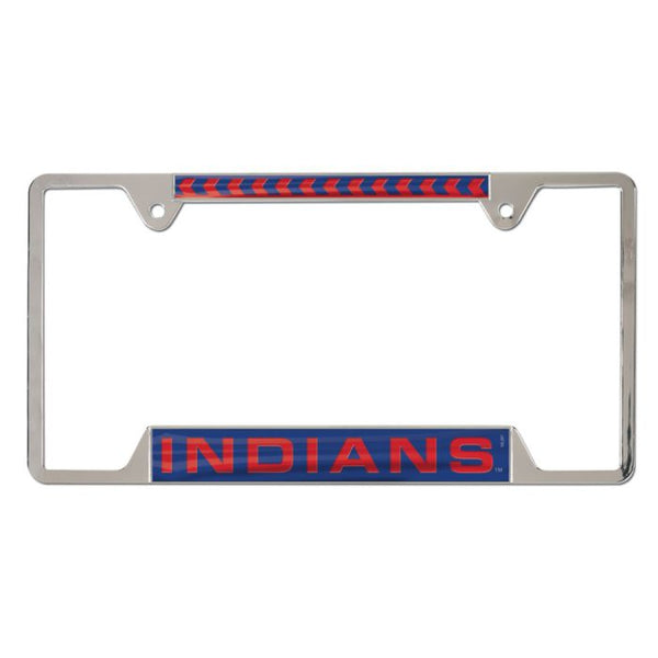 Wholesale-Cleveland Guardians Inlaid Metal Lic Plt Frame 4 tab