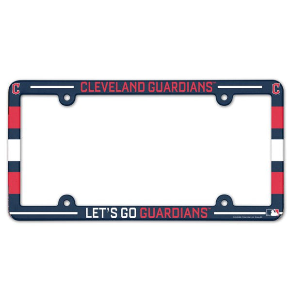 Wholesale-Cleveland Guardians Lic Plate Frame Full Color