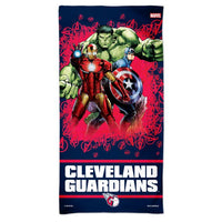 Wholesale-Cleveland Guardians / Marvel (C) 2021 Marvel Spectra Beach Towel 30" x 60"