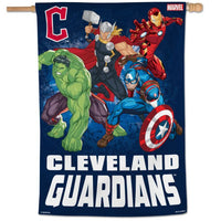 Wholesale-Cleveland Guardians / Marvel (C) 2021 Marvel Vertical Flag 28" x 40"