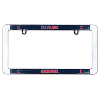 Wholesale-Cleveland Guardians Metal Lic. Plate Frame Slim