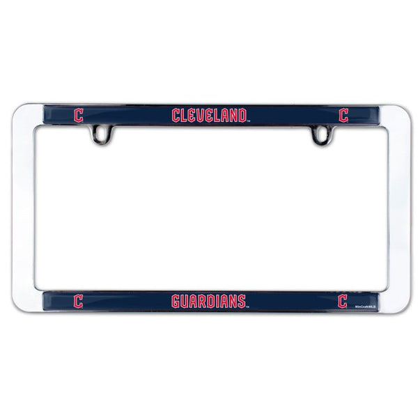 Wholesale-Cleveland Guardians Metal Lic. Plate Frame Slim