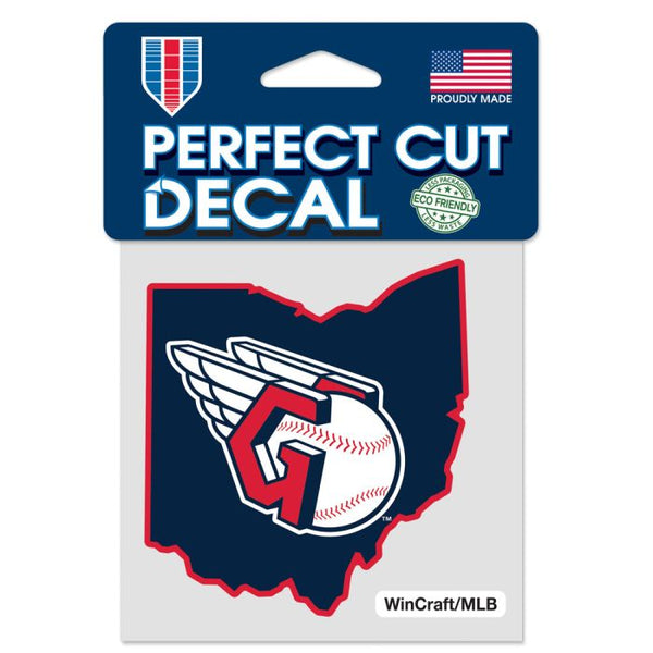 Wholesale-Cleveland Guardians Perfect Cut Color Decal 4" x 4"