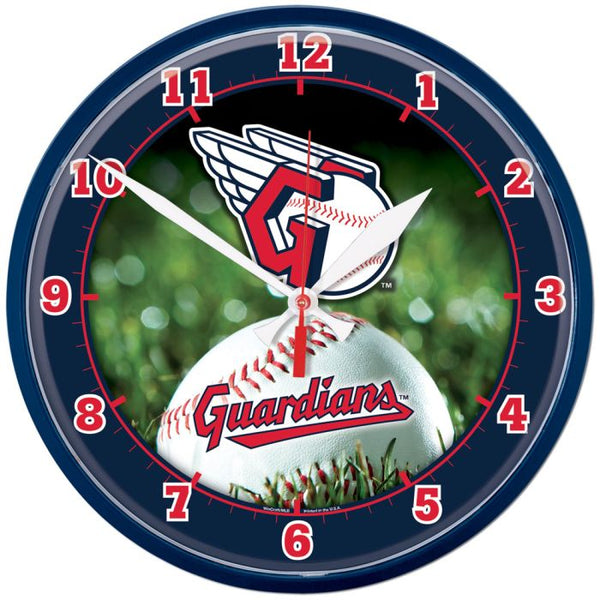 Wholesale-Cleveland Guardians Round Wall Clock 12.75"
