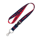 Wholesale-Cleveland Guardians SLOGAN Lanyard w/detachable buckle 1"