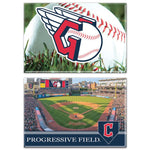 Wholesale-Cleveland Guardians / Stadium MLB Rectangle Magnet, 2pack 2" x 3"