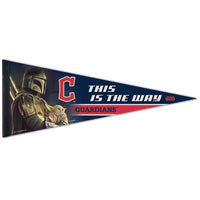 Wholesale-Cleveland Guardians / Star Wars Mandalorian Premium Pennant 12" x 30"