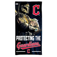 Wholesale-Cleveland Guardians / Star Wars Mandalorian Spectra Beach Towel 30" x 60"