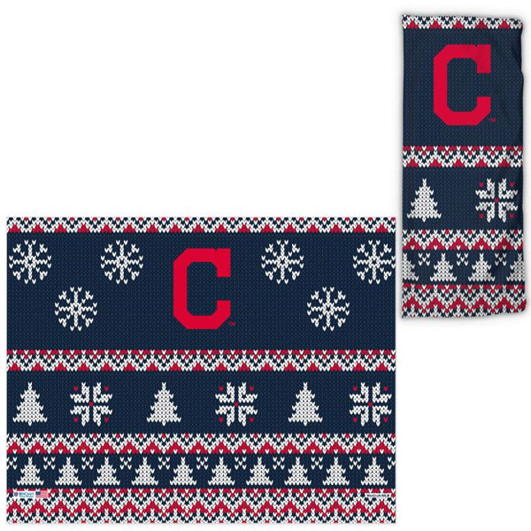 Wholesale-Cleveland Guardians Ugly Sweater Fan Wraps