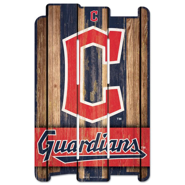 Wholesale-Cleveland Guardians Wood Fence Sign