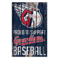 Wholesale-Cleveland Guardians Wood Sign 11" x 17" 1/4" thick