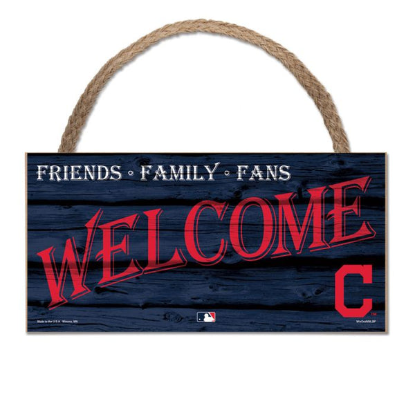 Wholesale-Cleveland Guardians Wood Sign w/Rope 5" x 10"