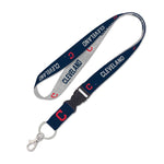 Wholesale-Cleveland Guardians heather Lanyard w/detachable buckle 1"