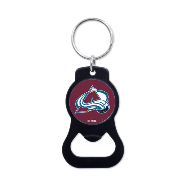 Wholesale-Colorado Avalanche Black Bottle Opener Key Ring