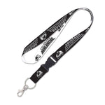 Wholesale-Colorado Avalanche Black and white Lanyard w/detachable buckle 1"