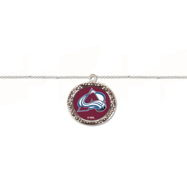 Wholesale-Colorado Avalanche Bracelet w/Charm Jewelry Carded