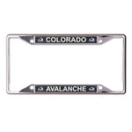 Wholesale-Colorado Avalanche CARBON Lic Plt Frame S/S Printed