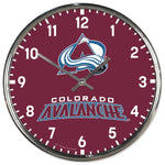 Wholesale-Colorado Avalanche Chrome Clock