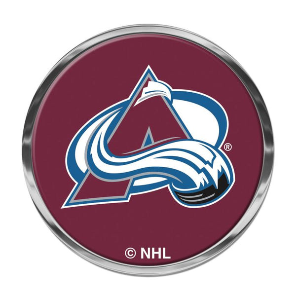 Wholesale-Colorado Avalanche Chrome Metal Domed Emblem