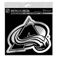 Wholesale-Colorado Avalanche Decal Metallic 6" x 6"