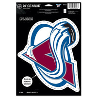 Wholesale-Colorado Avalanche Die Cut Logo Magnet 6.25" x 9"