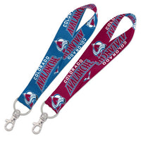 Wholesale-Colorado Avalanche Lanyard Key Strap 1"