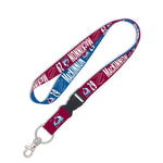 Wholesale-Colorado Avalanche Lanyard w/detachable buckle 1" Nathan MacKinnon