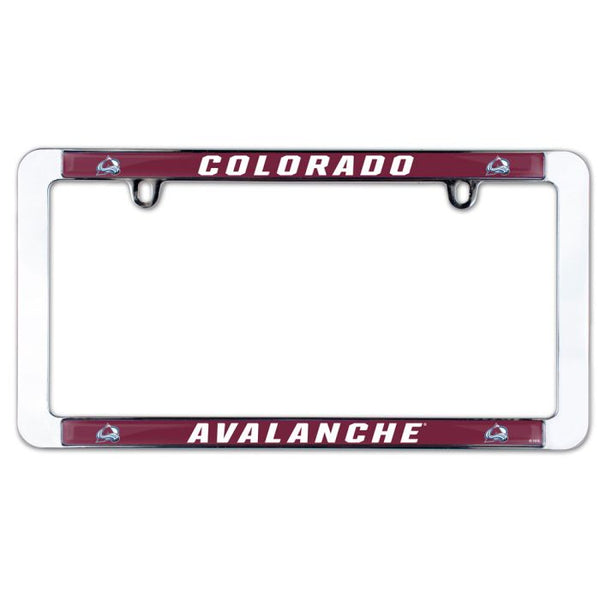 Wholesale-Colorado Avalanche Lic Plt Frame Metal Thin Rim Value