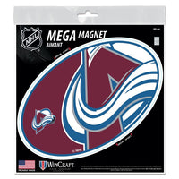 Wholesale-Colorado Avalanche MEGA Outdoor Magnets 6" x 6"