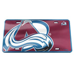 Wholesale-Colorado Avalanche MEGA Specialty Acrylic License Plate