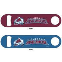 Wholesale-Colorado Avalanche Metal Bottle Opener 2 Sided