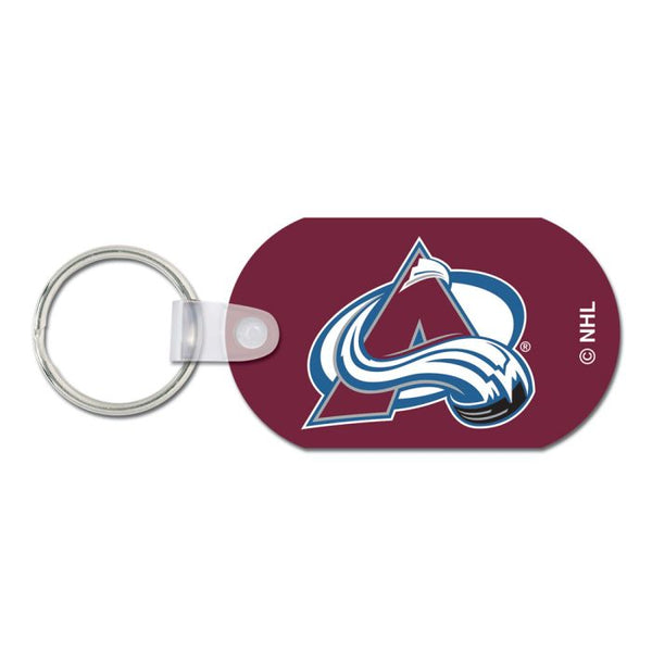 Wholesale-Colorado Avalanche Metal Key Ring - Aluminum