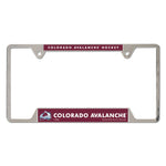 Wholesale-Colorado Avalanche Metal License Plate Frame