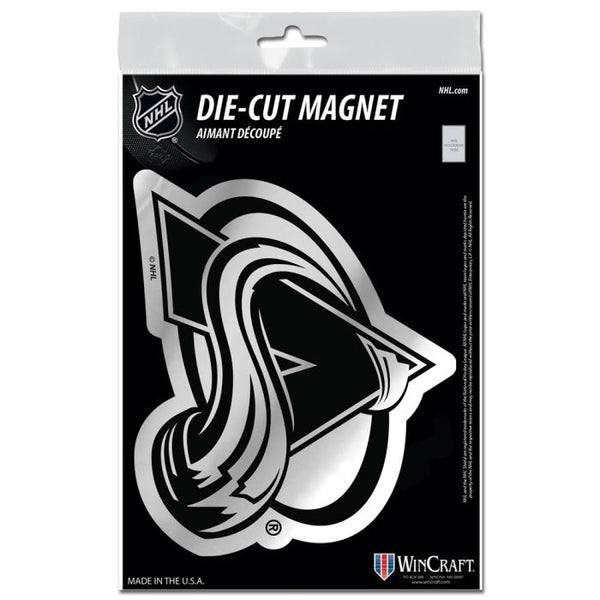 Wholesale-Colorado Avalanche Metallic Magnets 3" x 5"