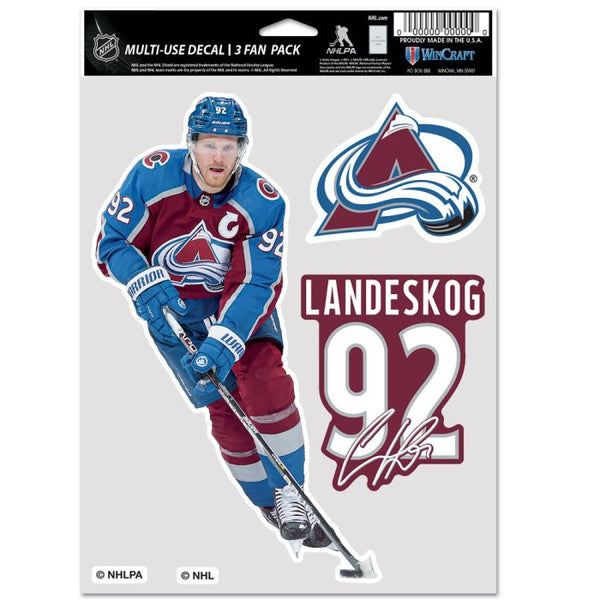 Wholesale-Colorado Avalanche Multi Use 3 FAN PACK Gabriel Landeskog