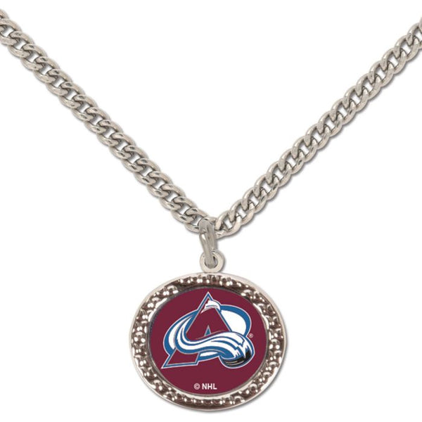 Wholesale-Colorado Avalanche Necklace w/Charm Jewelry Card