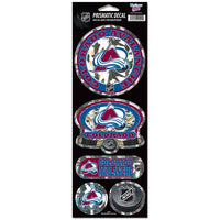 Wholesale-Colorado Avalanche Prismatic Decal 4" x 11"