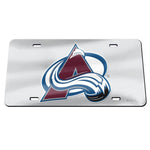 Wholesale-Colorado Avalanche SILVER Specialty Acrylic License Plate