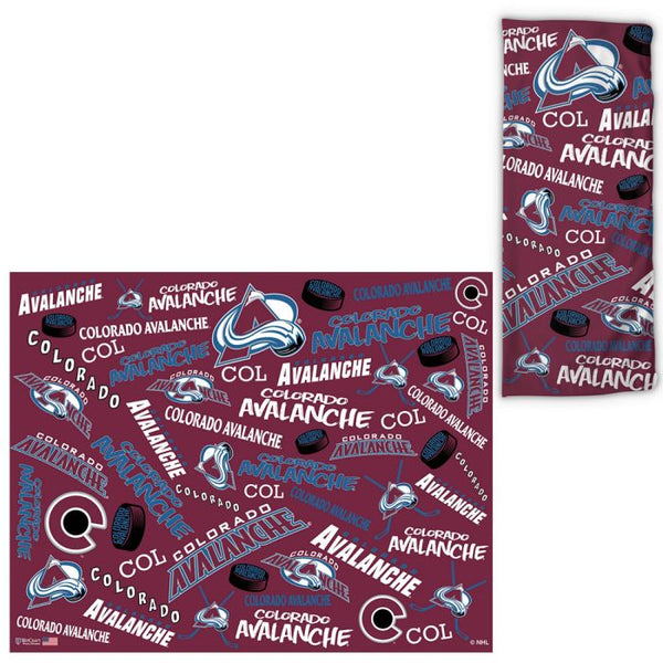 Wholesale-Colorado Avalanche Scatter Print Fan Wraps