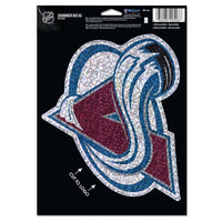 Wholesale-Colorado Avalanche Shimmer Decals 5" x 7"