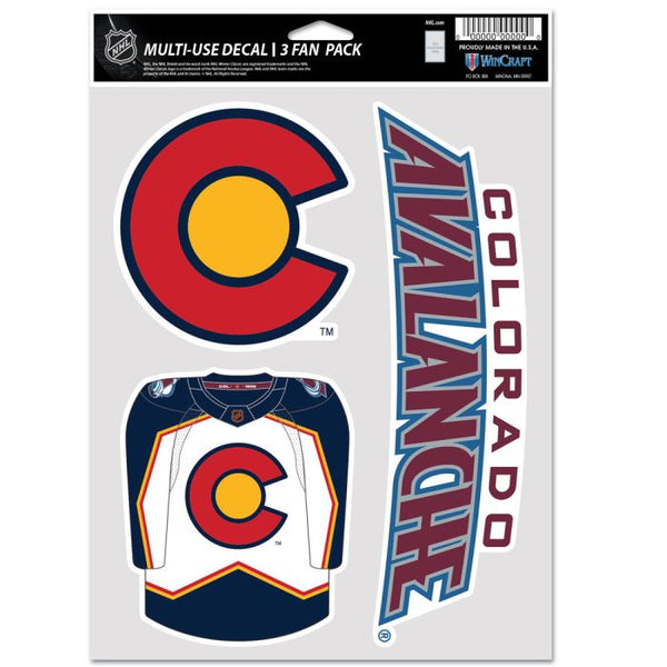 Wholesale-Colorado Avalanche Special Edition Multi Use 3 Fan Pack