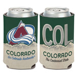 Wholesale-Colorado Avalanche State Plate Can Cooler 12 oz.