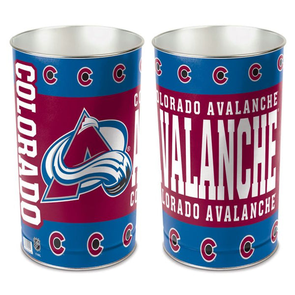 Wholesale-Colorado Avalanche Wastebasket - tapered 15"H