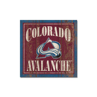 Wholesale-Colorado Avalanche Wooden Magnet 3" X 3"