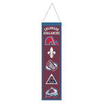 Wholesale-Colorado Avalanche Wool Banner 8" x 32"