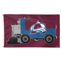 Wholesale-Colorado Avalanche Zamboni NHL zamboni Flag - Deluxe 3' X 5'