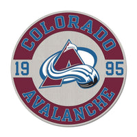 Wholesale-Colorado Avalanche round est Collector Enamel Pin Jewelry Card