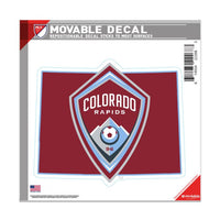 Wholesale-Colorado Rapids All Surface Decal 6" x 6"